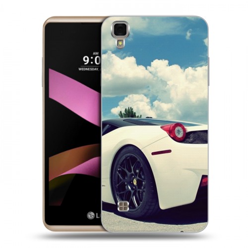 Дизайнерский пластиковый чехол для LG X Style Ferrari