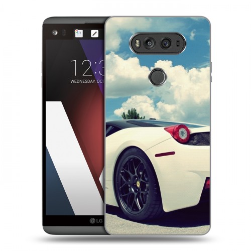 Дизайнерский пластиковый чехол для LG V20 Ferrari