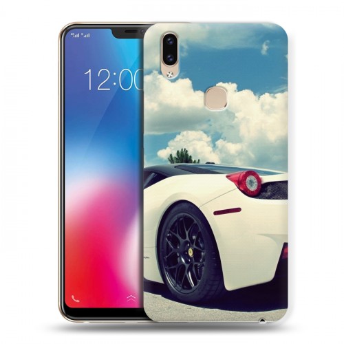 Дизайнерский пластиковый чехол для Vivo V9 Ferrari