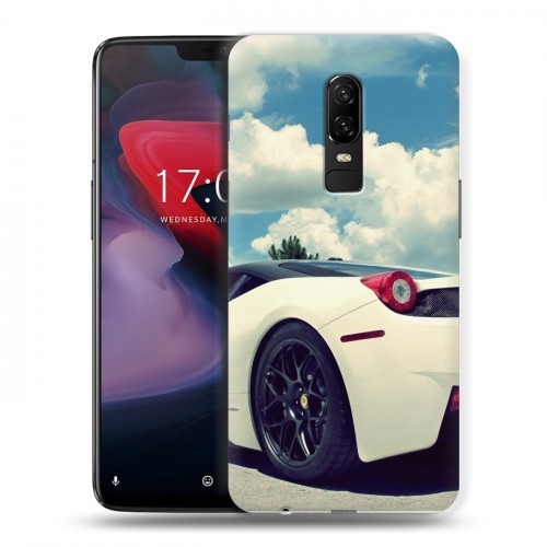 Дизайнерский пластиковый чехол для OnePlus 6 Ferrari