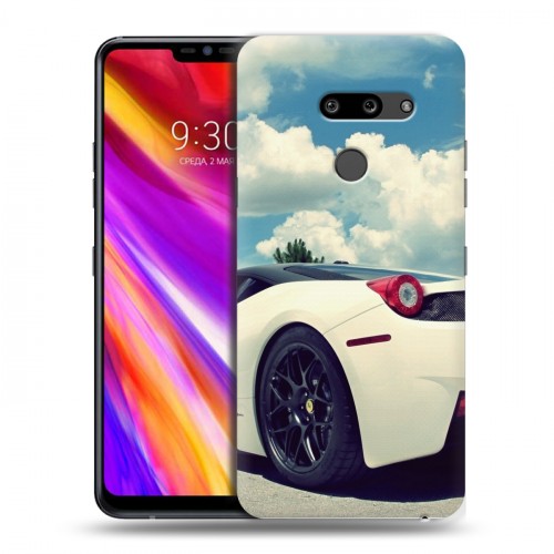 Дизайнерский пластиковый чехол для LG G8 ThinQ Ferrari