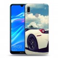 Дизайнерский пластиковый чехол для Huawei Y6 (2019) Ferrari