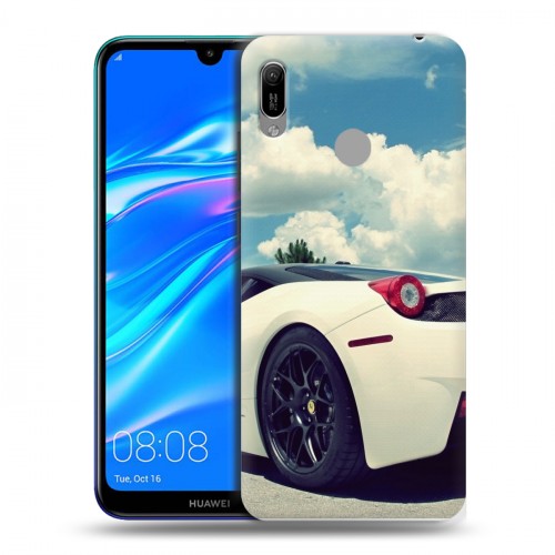 Дизайнерский пластиковый чехол для Huawei Y6 (2019) Ferrari