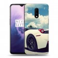 Дизайнерский пластиковый чехол для OnePlus 7 Ferrari