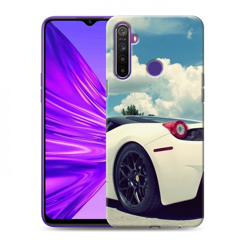 Дизайнерский силиконовый чехол для Realme 5 Ferrari