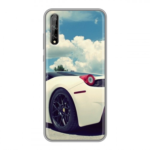 Дизайнерский силиконовый чехол для Huawei Y8p Ferrari