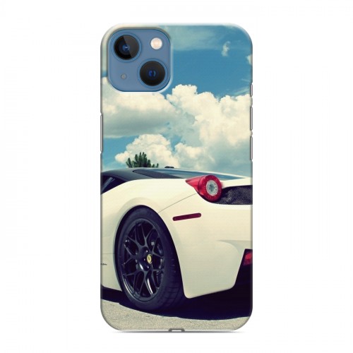 Дизайнерский силиконовый чехол для Iphone 13 Ferrari