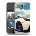 Дизайнерский пластиковый чехол для HTC Desire 300 Ferrari