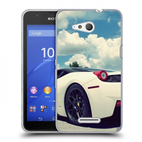 Дизайнерский пластиковый чехол для Sony Xperia E4g Ferrari