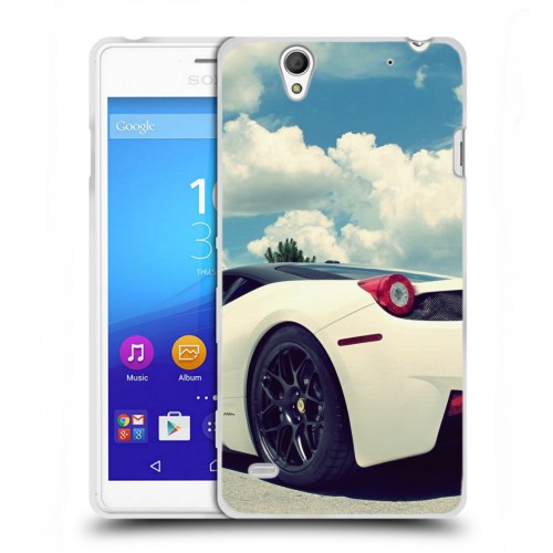 Дизайнерский пластиковый чехол для Sony Xperia C4 Ferrari