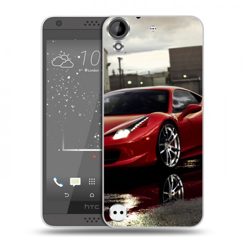 Дизайнерский пластиковый чехол для HTC Desire 530 Ferrari