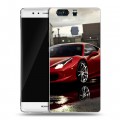 Дизайнерский пластиковый чехол для Huawei P9 Plus Ferrari