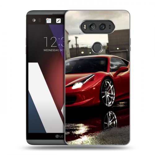 Дизайнерский пластиковый чехол для LG V20 Ferrari