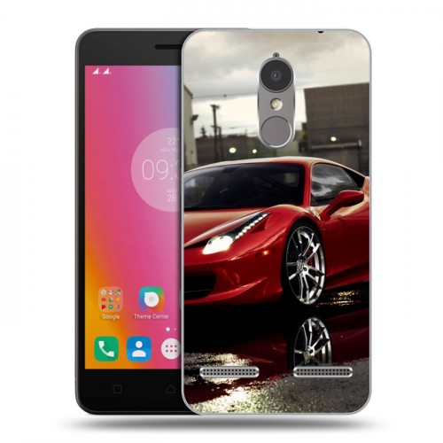 Дизайнерский силиконовый чехол для Lenovo K6 Ferrari