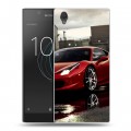 Дизайнерский пластиковый чехол для Sony Xperia L1 Ferrari