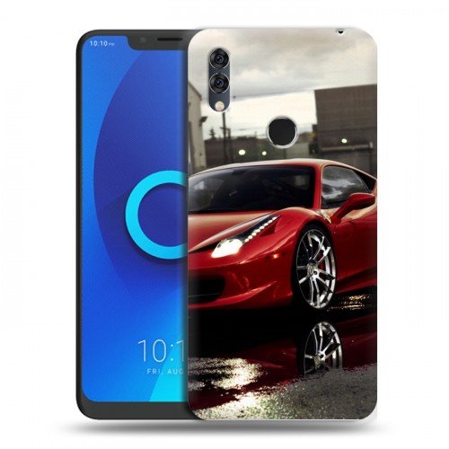 Дизайнерский силиконовый чехол для Alcatel 5V Ferrari