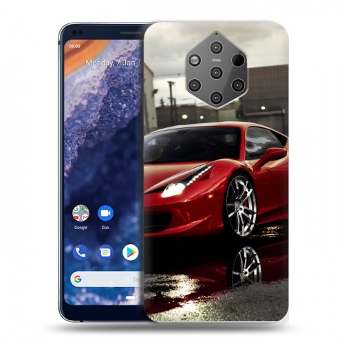 Дизайнерский силиконовый чехол для Nokia 9 PureView Ferrari