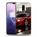 Дизайнерский пластиковый чехол для OnePlus 7 Ferrari