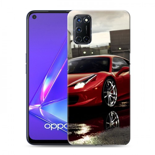 Дизайнерский пластиковый чехол для OPPO A52 Ferrari