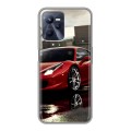 Дизайнерский пластиковый чехол для Realme C35 Ferrari