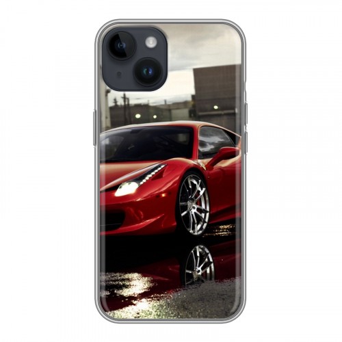 Дизайнерский пластиковый чехол для Iphone 14 Ferrari