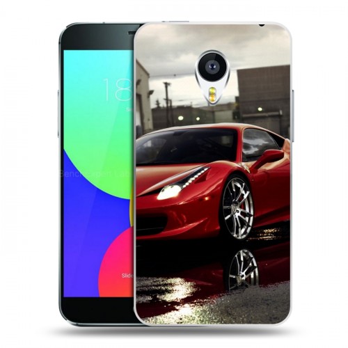 Дизайнерский пластиковый чехол для Meizu MX4 Ferrari