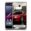 Дизайнерский силиконовый чехол для Sony Xperia E1 Ferrari