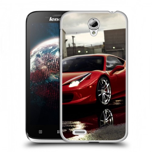 Дизайнерский пластиковый чехол для Lenovo A859 Ideaphone Ferrari