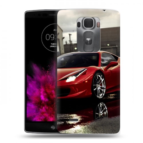 Дизайнерский пластиковый чехол для LG G Flex 2 Ferrari