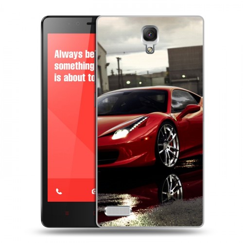 Дизайнерский силиконовый чехол для Xiaomi RedMi Note Ferrari