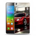 Дизайнерский пластиковый чехол для Lenovo A7000 Ferrari