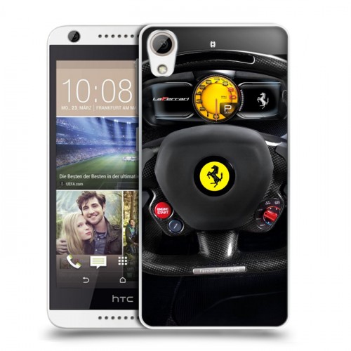 Дизайнерский силиконовый чехол для HTC Desire 626 Ferrari