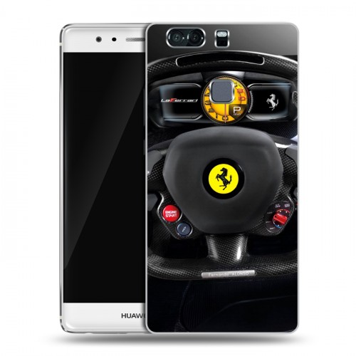 Дизайнерский пластиковый чехол для Huawei P9 Plus Ferrari