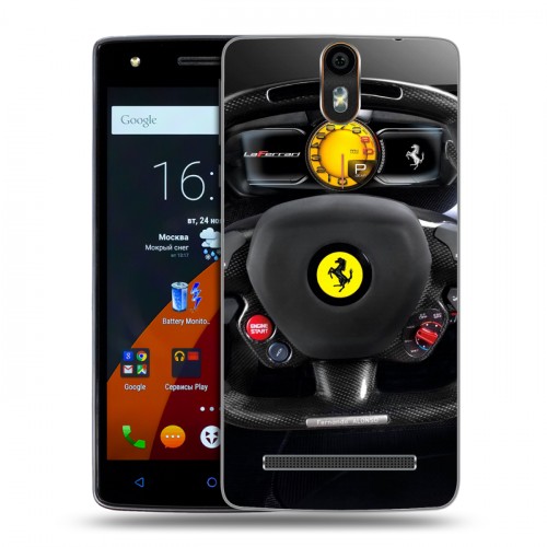 Дизайнерский силиконовый чехол для Wileyfox Storm Ferrari