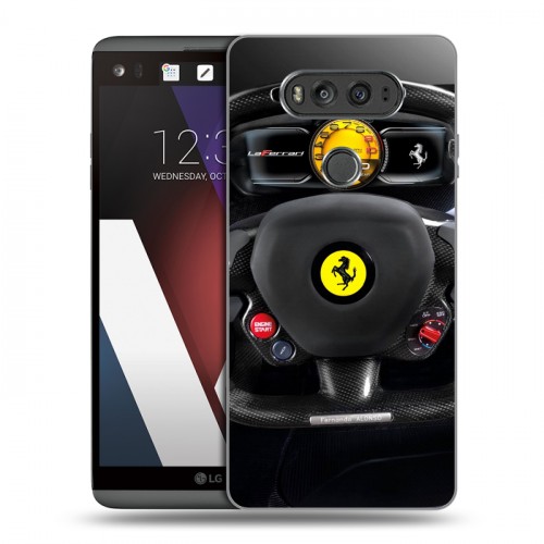 Дизайнерский пластиковый чехол для LG V20 Ferrari