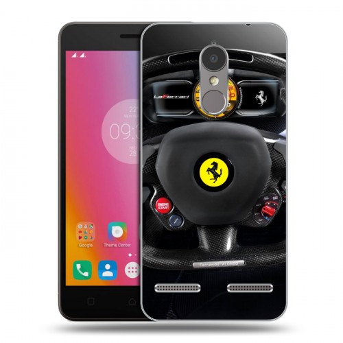 Дизайнерский силиконовый чехол для Lenovo K6 Ferrari