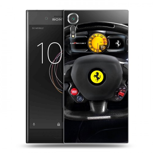 Дизайнерский пластиковый чехол для Sony Xperia XZs Ferrari