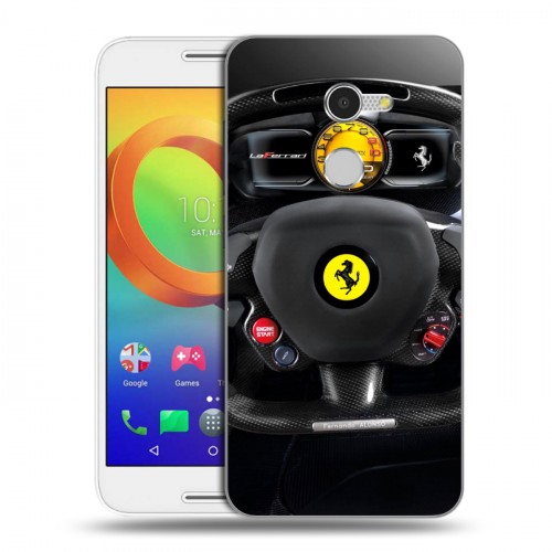 Дизайнерский силиконовый чехол для Alcatel A3 Ferrari