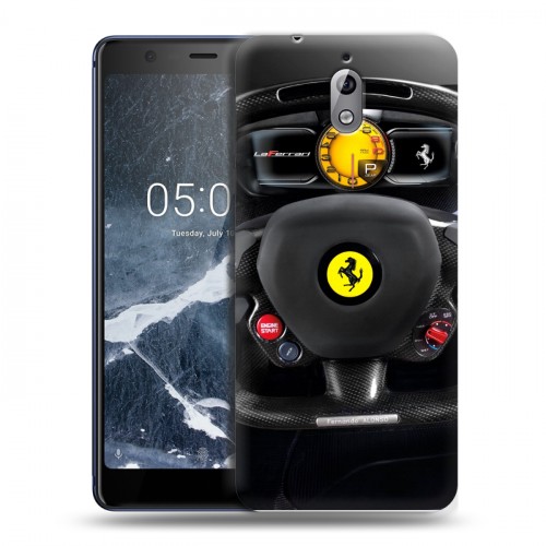 Дизайнерский пластиковый чехол для Nokia 3.1 Ferrari