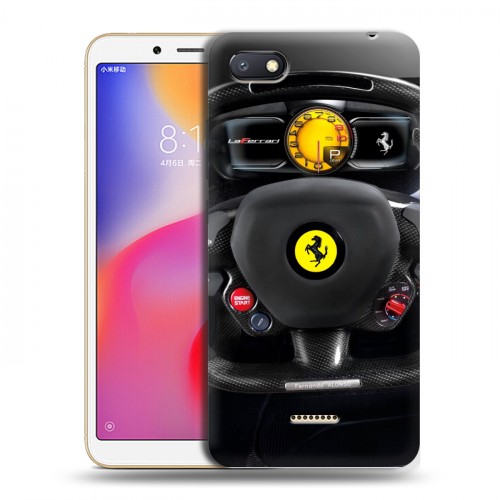 Дизайнерский пластиковый чехол для Xiaomi RedMi 6A Ferrari