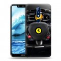 Дизайнерский пластиковый чехол для Nokia 5.1 Plus Ferrari