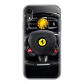 Дизайнерский силиконовый чехол для Iphone Xr Ferrari