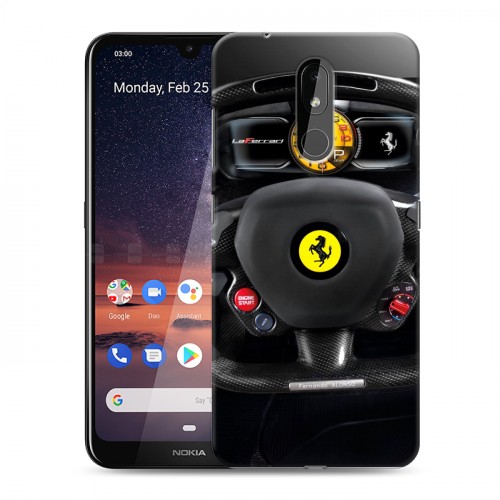 Дизайнерский силиконовый чехол для Nokia 3.2 Ferrari