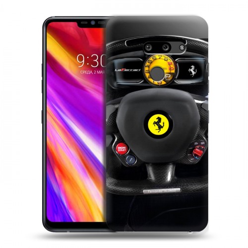 Дизайнерский пластиковый чехол для LG G8 ThinQ Ferrari