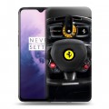 Дизайнерский пластиковый чехол для OnePlus 7 Ferrari