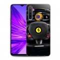 Дизайнерский силиконовый чехол для Realme 5 Ferrari