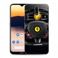 Дизайнерский силиконовый чехол для Nokia 2.3 Ferrari