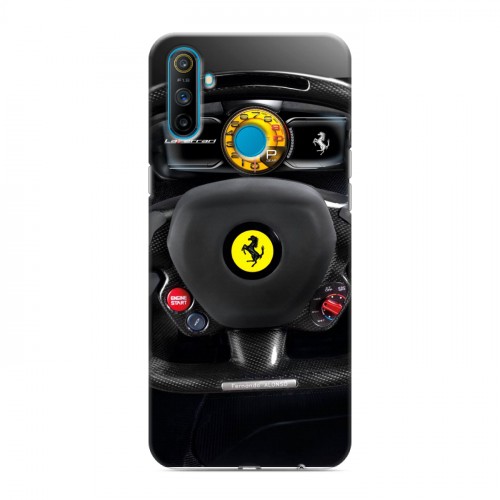 Дизайнерский силиконовый чехол для Realme C3 Ferrari