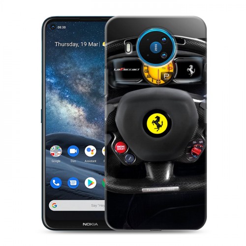 Дизайнерский силиконовый чехол для Nokia 8.3 Ferrari