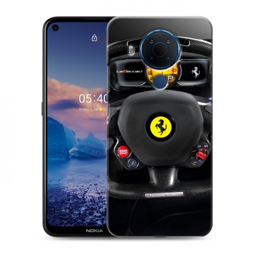 Дизайнерский силиконовый чехол для Nokia 5.4 Ferrari